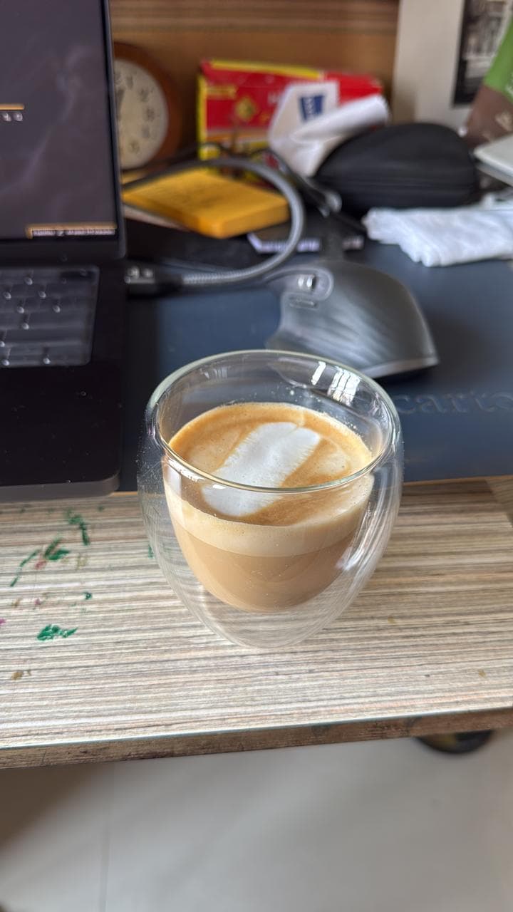 Latte art from December 18, 2024