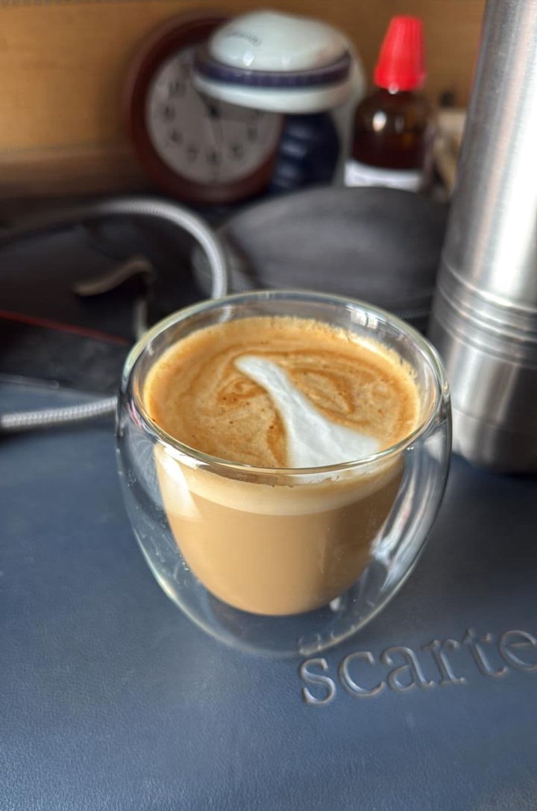 Latte art from March 30, 2025