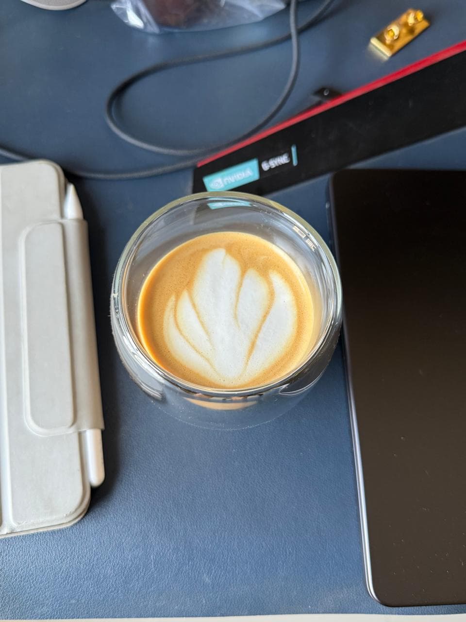 Latte art from April 16, 2025