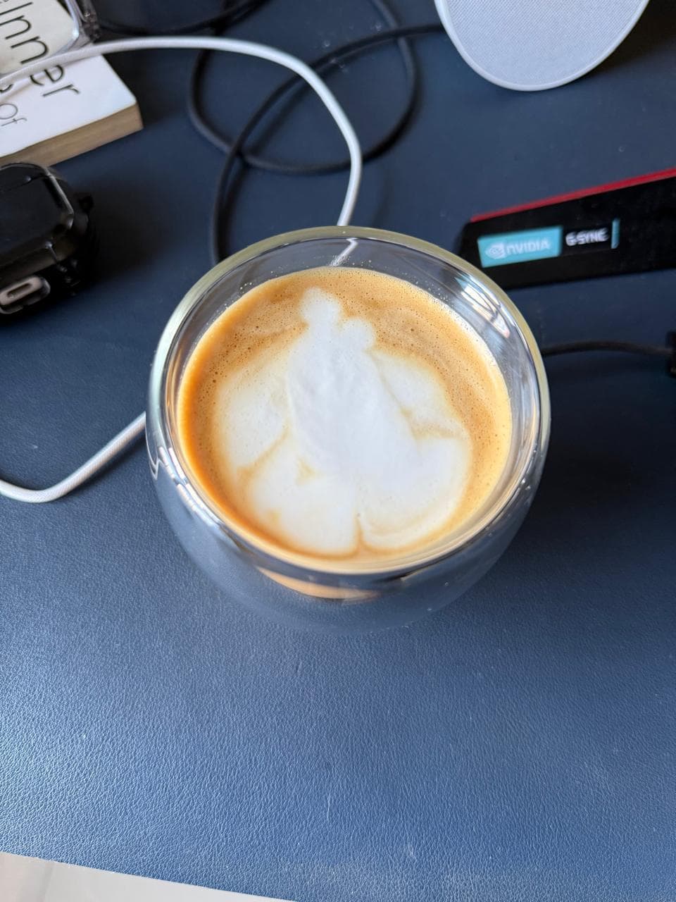 Latte art from May 1, 2025