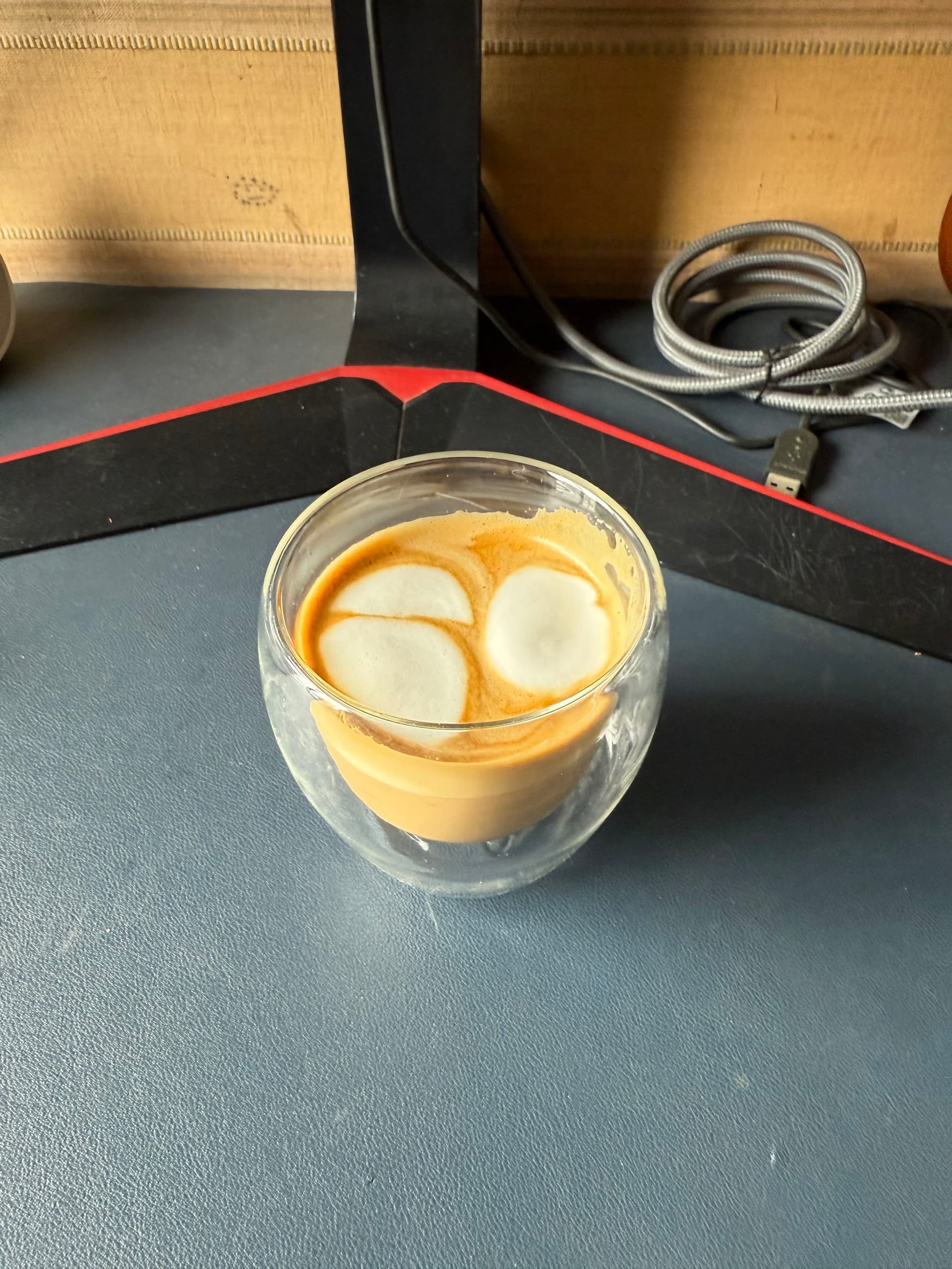 Latte art from June 4, 2025