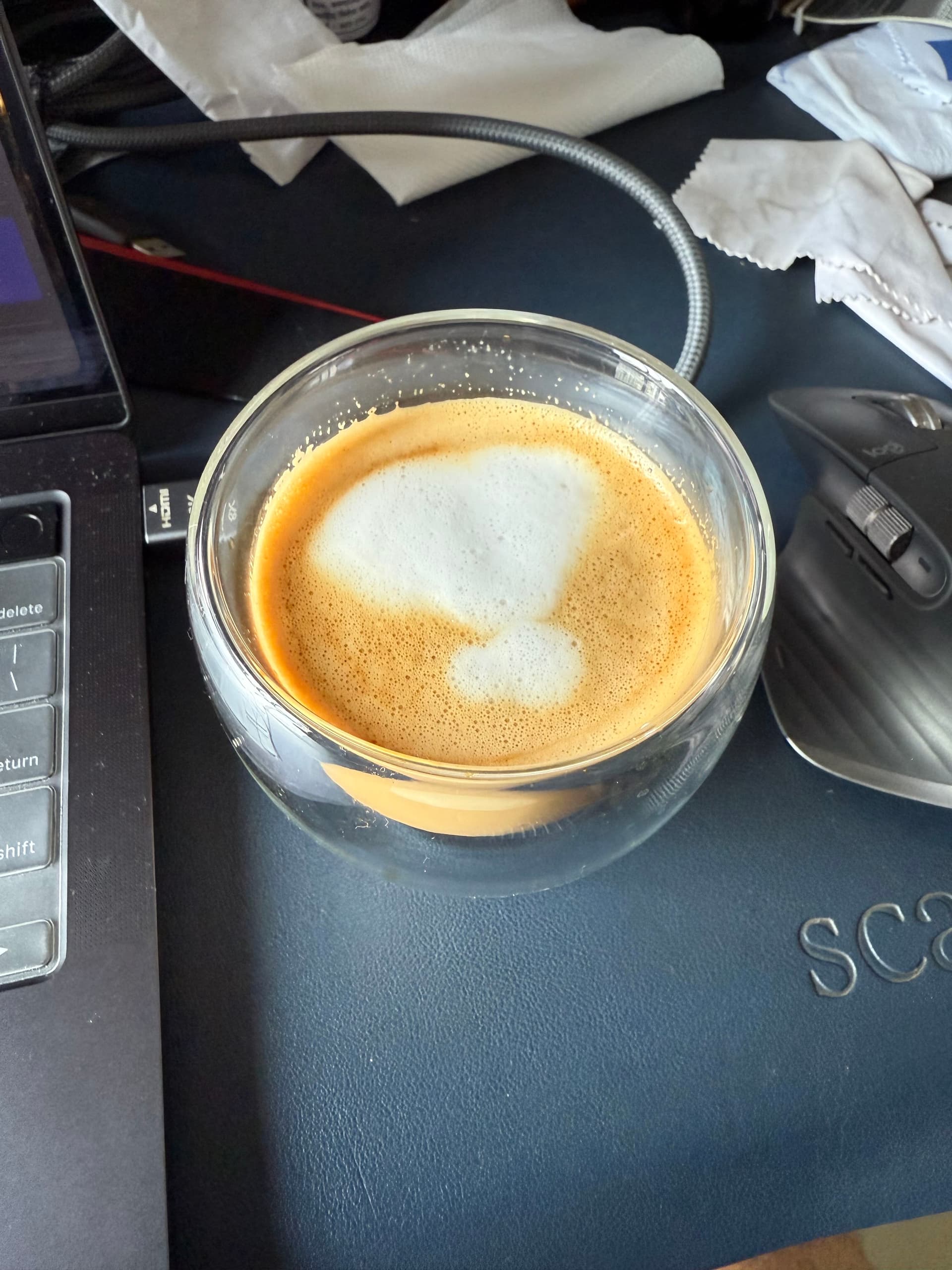 Latte art from June 12, 2025