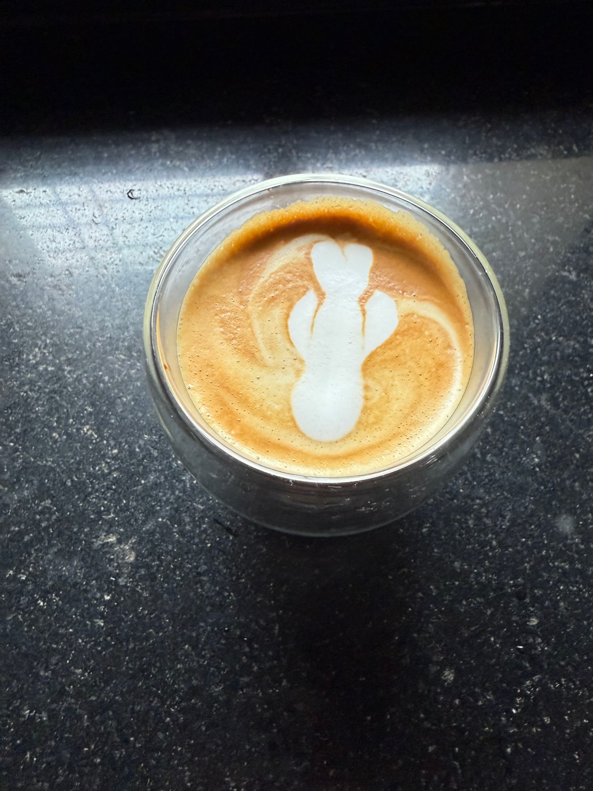 Latte art from June 18, 2025