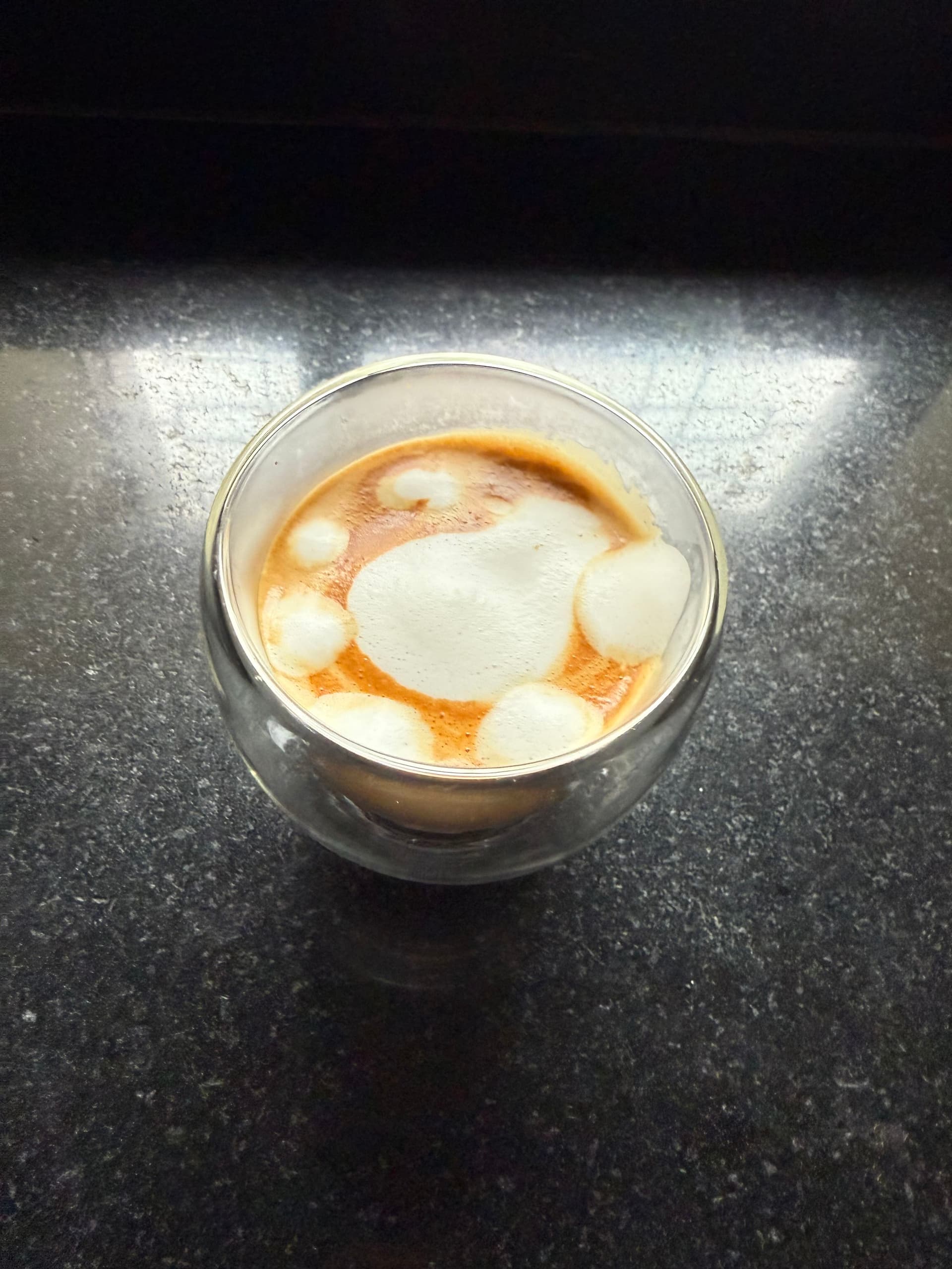 Latte art from June 19, 2025