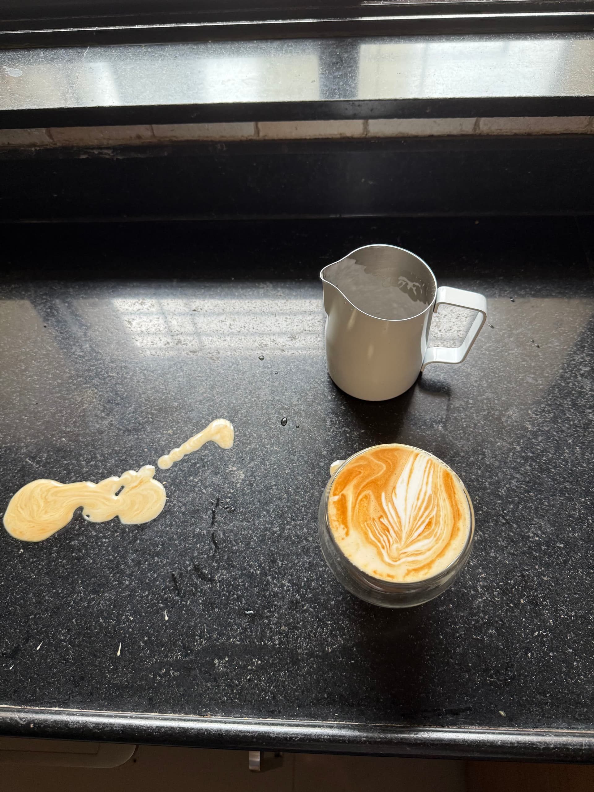 Latte art from June 26, 2025