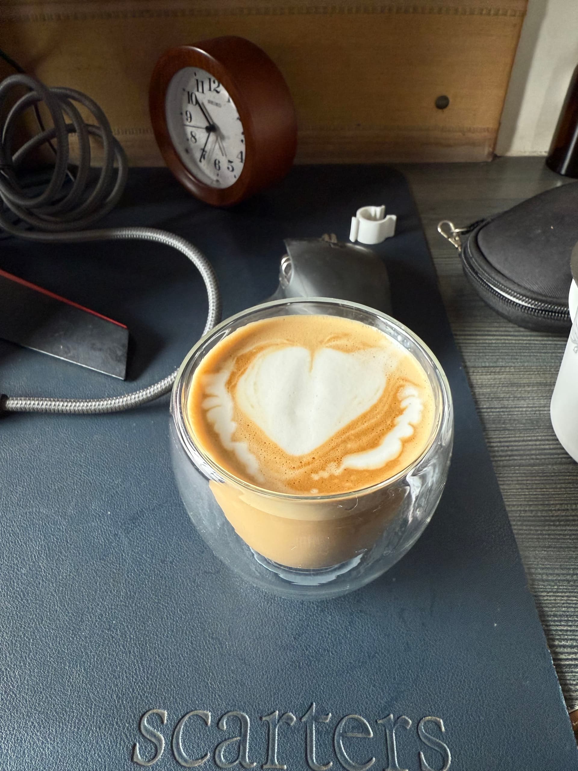 Latte art from August 2, 2025