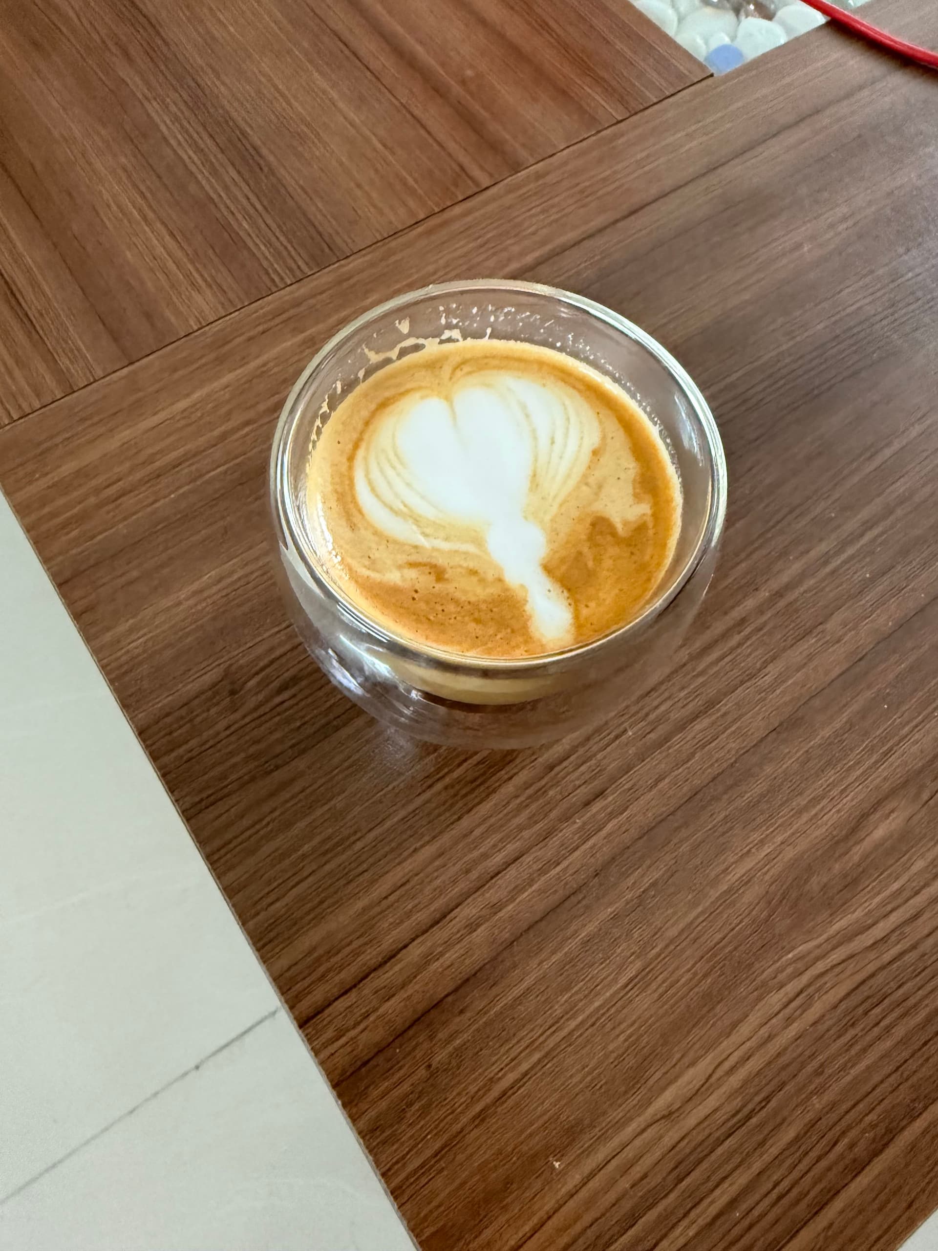 Latte art from August 9, 2025