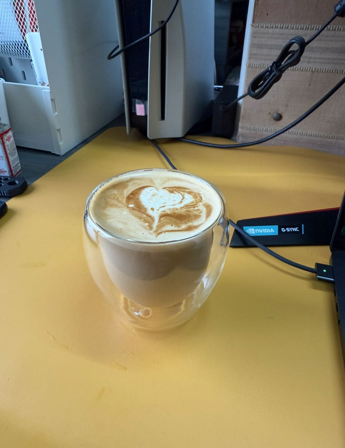 Latte art from August 16, 2025