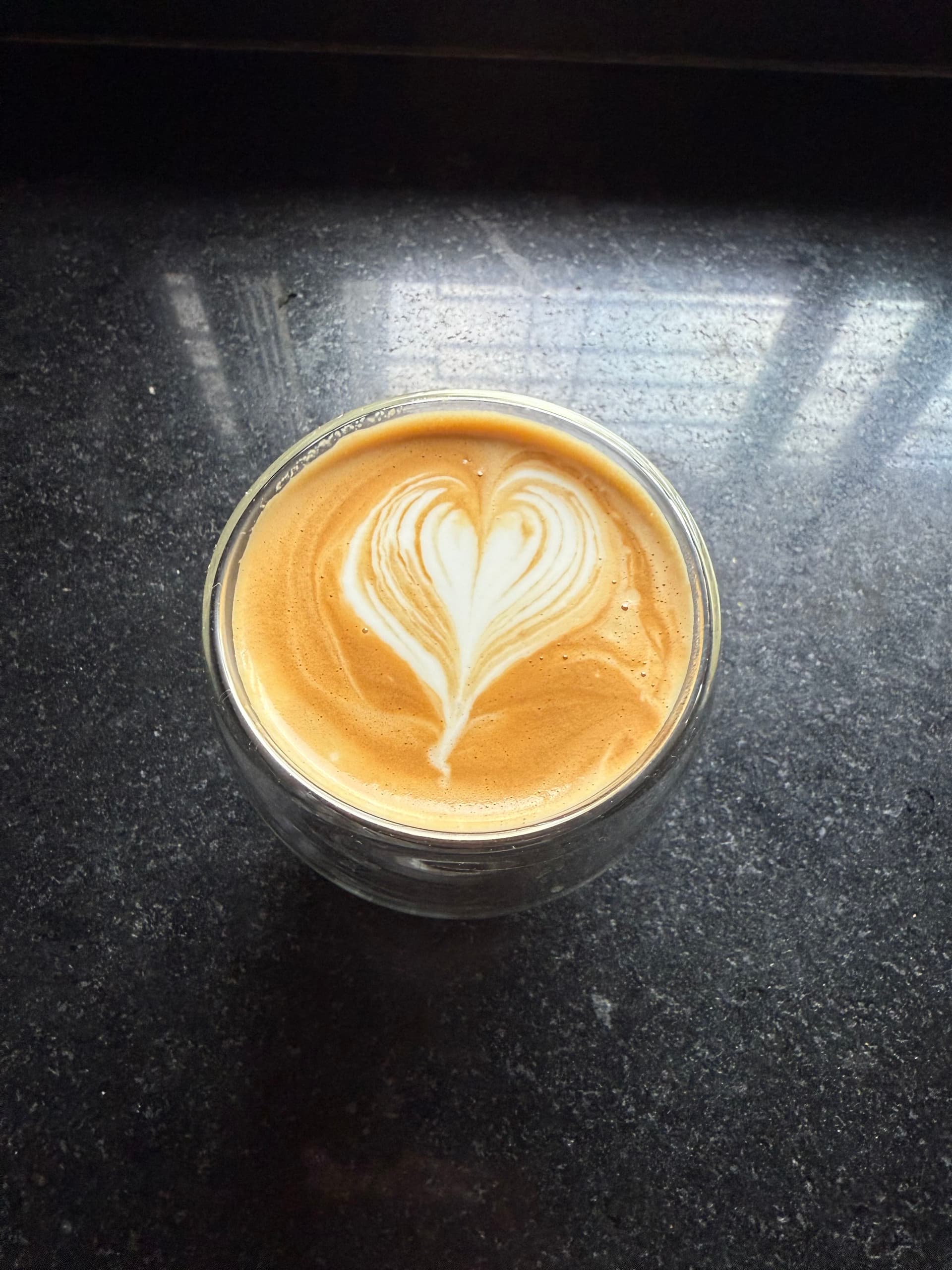 Latte art from August 23, 2025