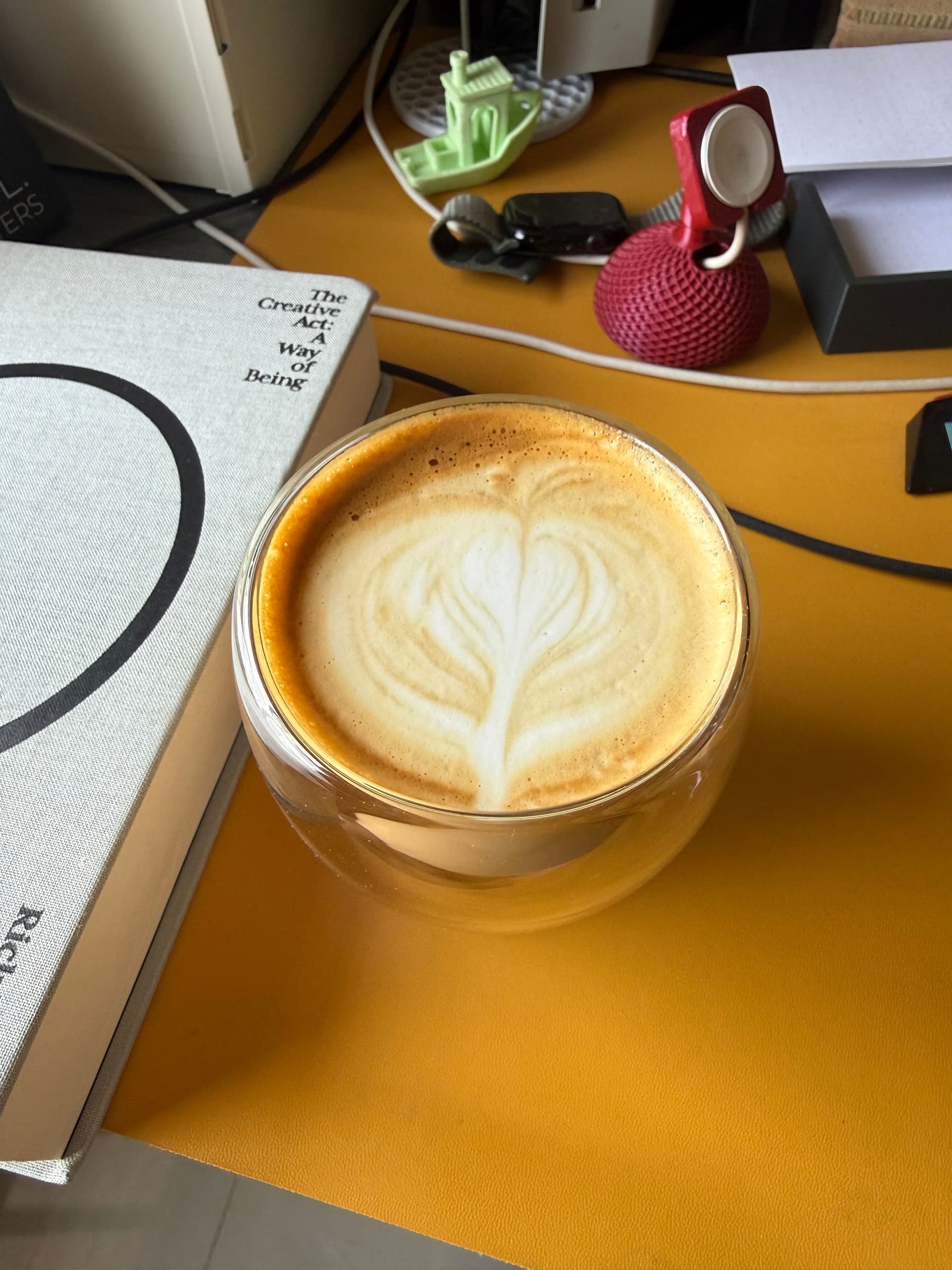 Latte art from October 16, 2025