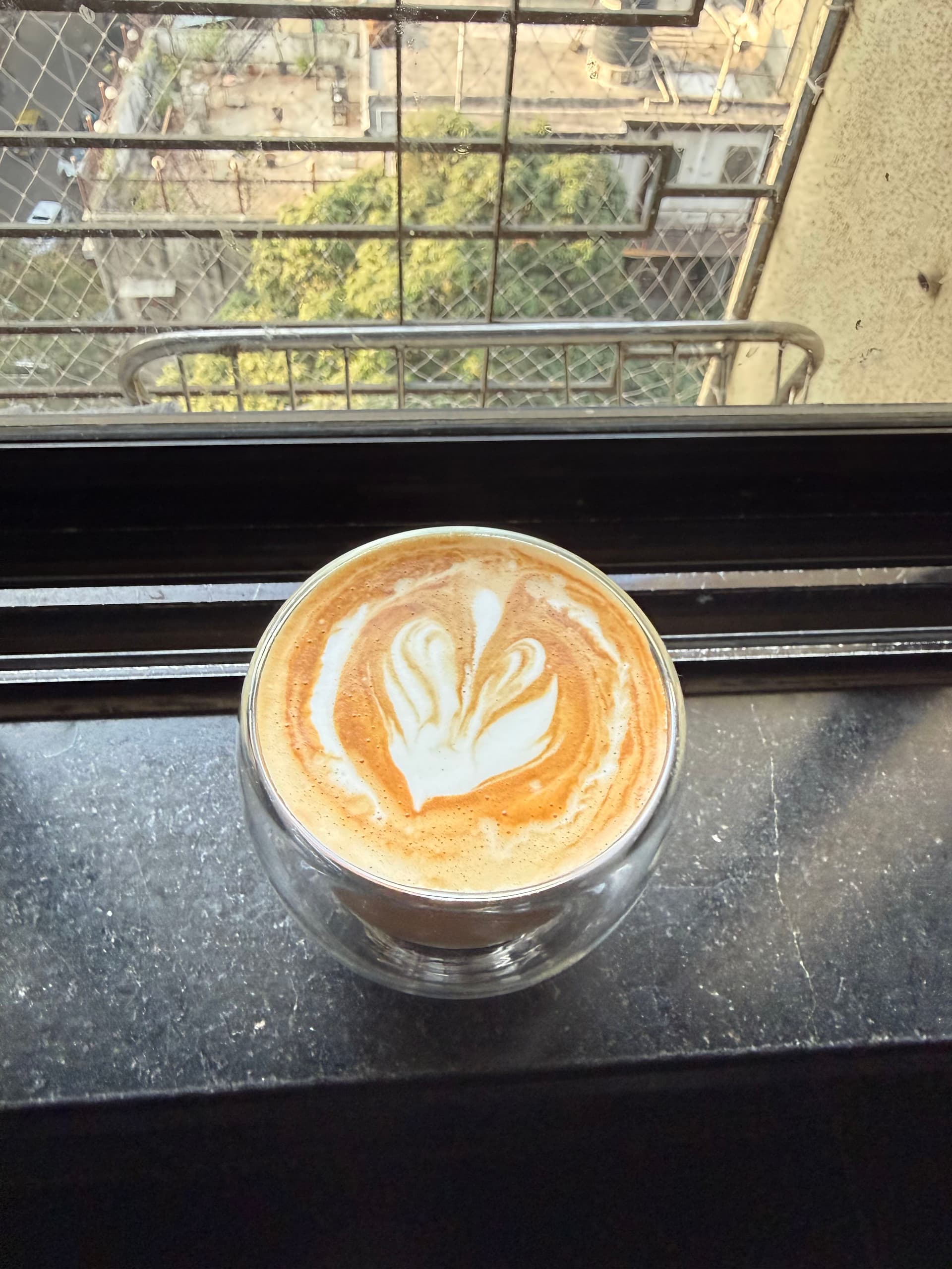 Latte art from December 8, 2025
