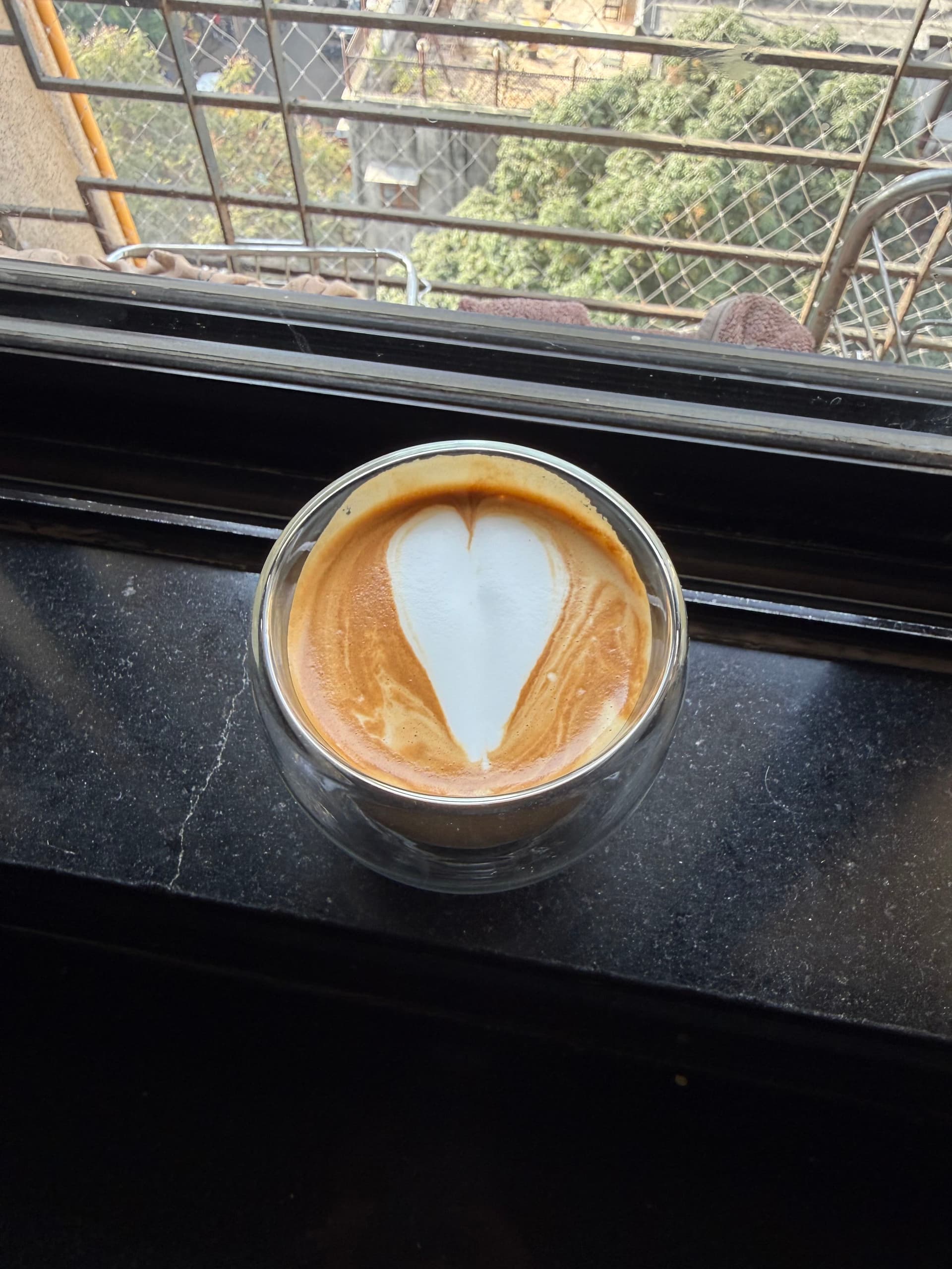 Latte art from December 21, 2025