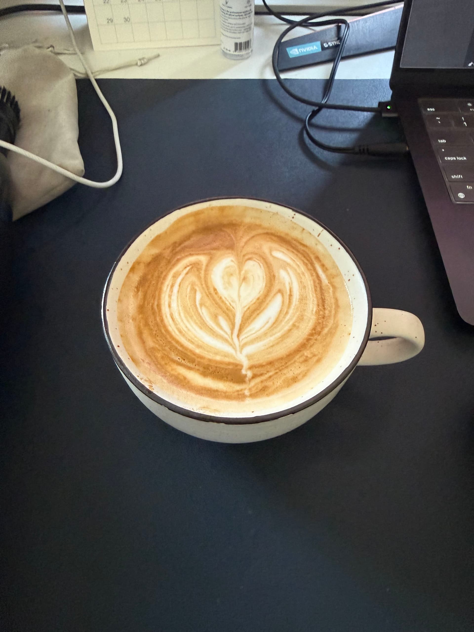 Latte art from June 17, 2026