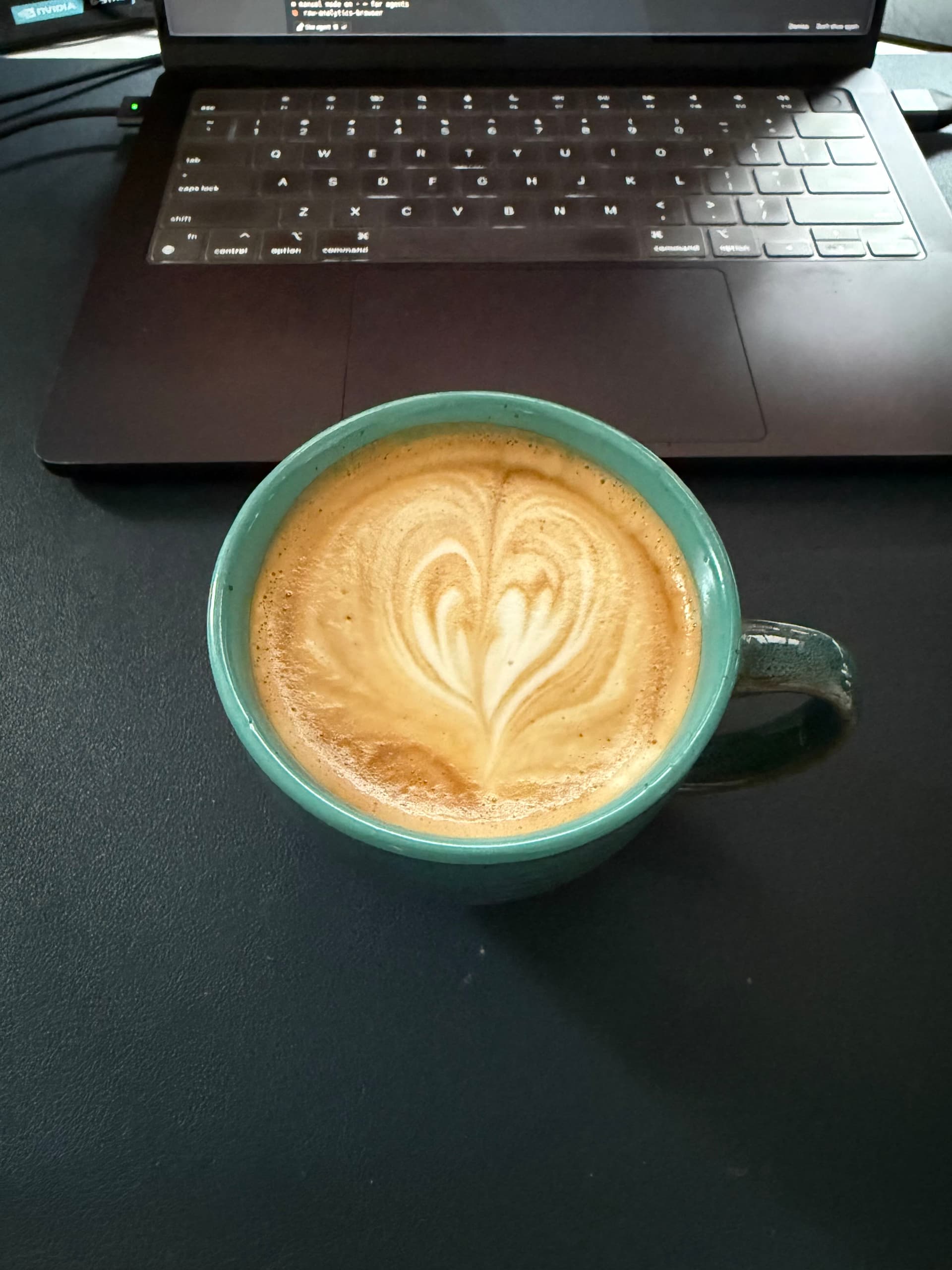 Latte art from August 11, 2026