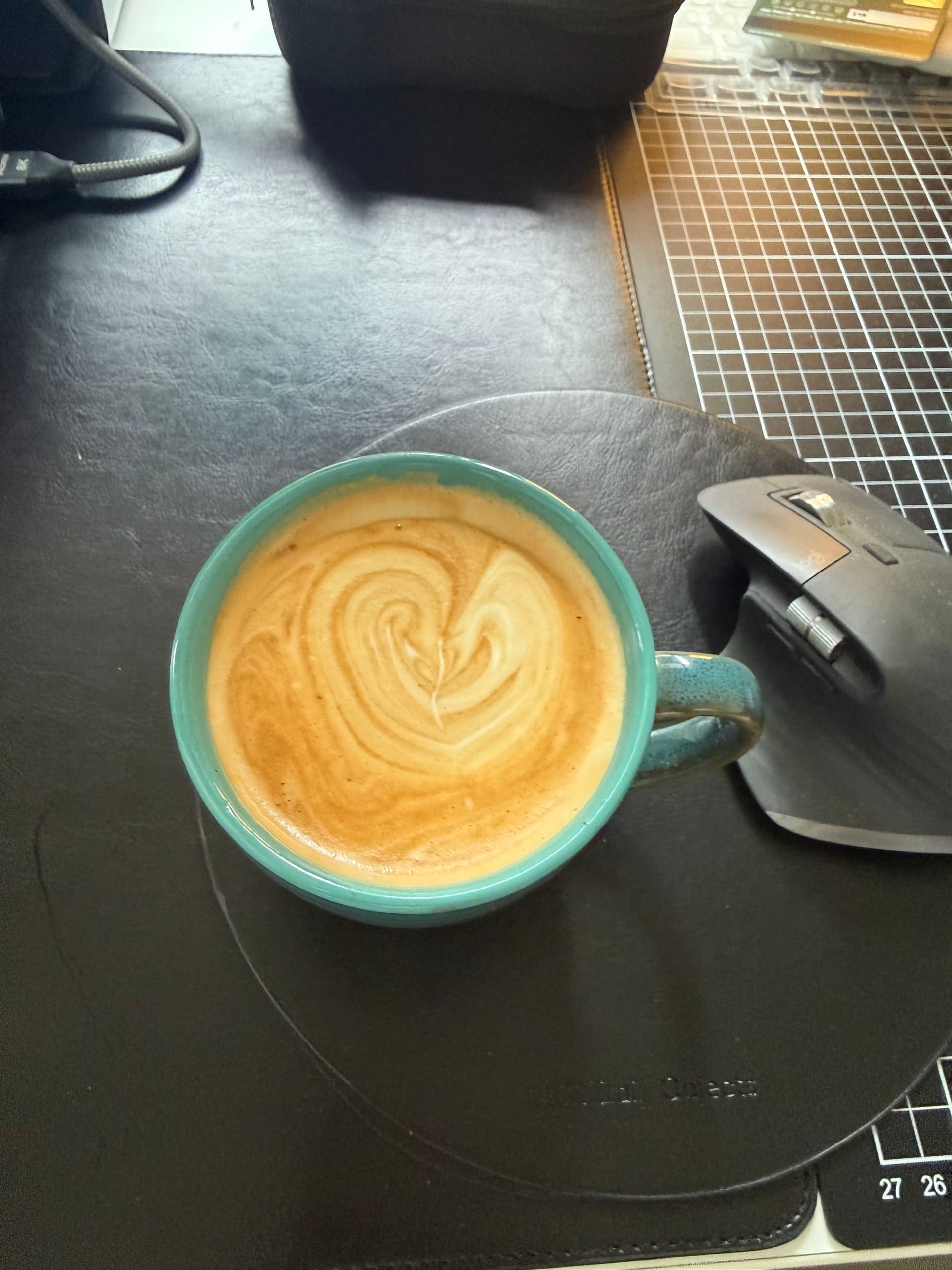 Latte art from September 12, 2026