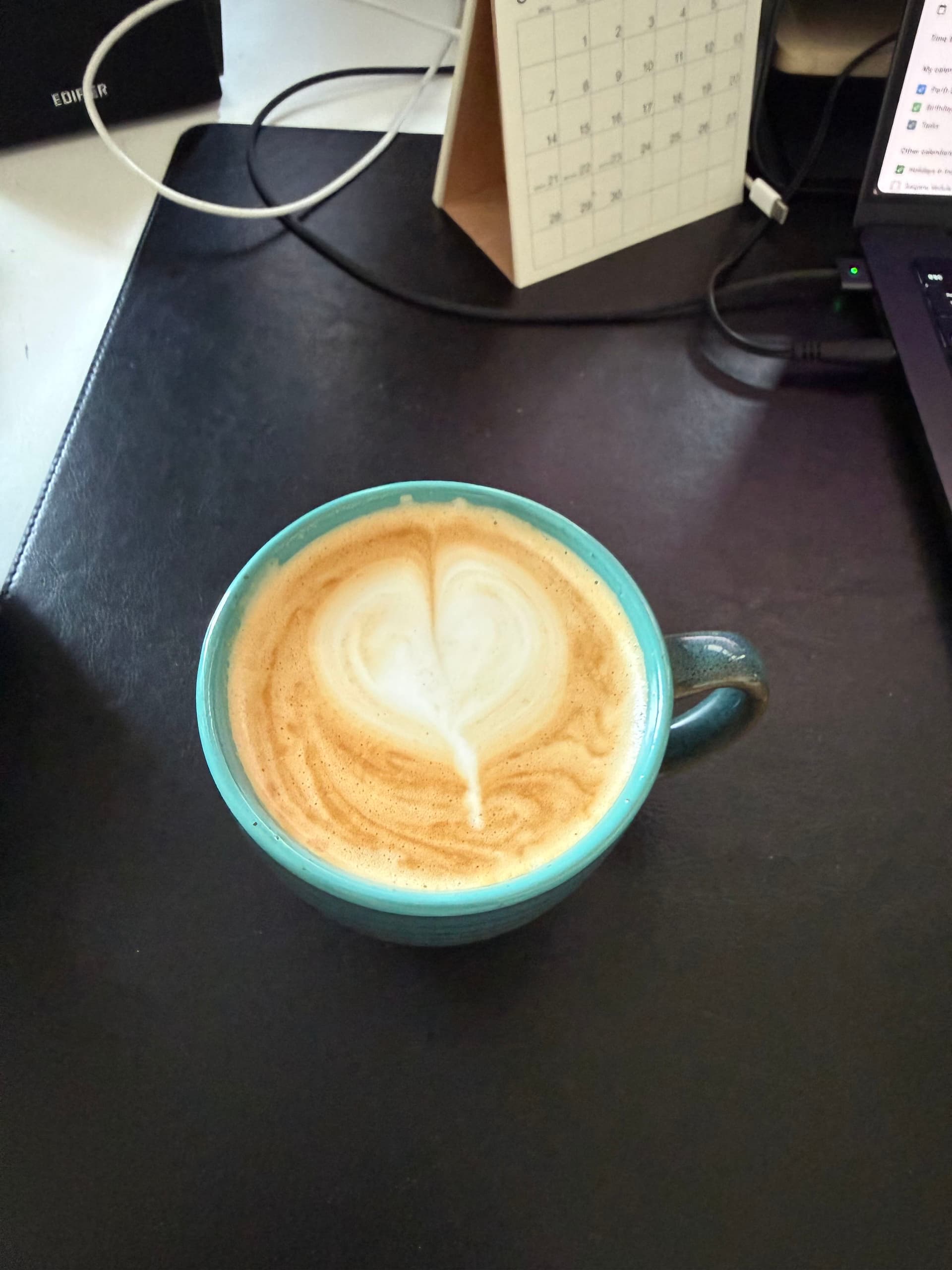 Latte art from September 23, 2026