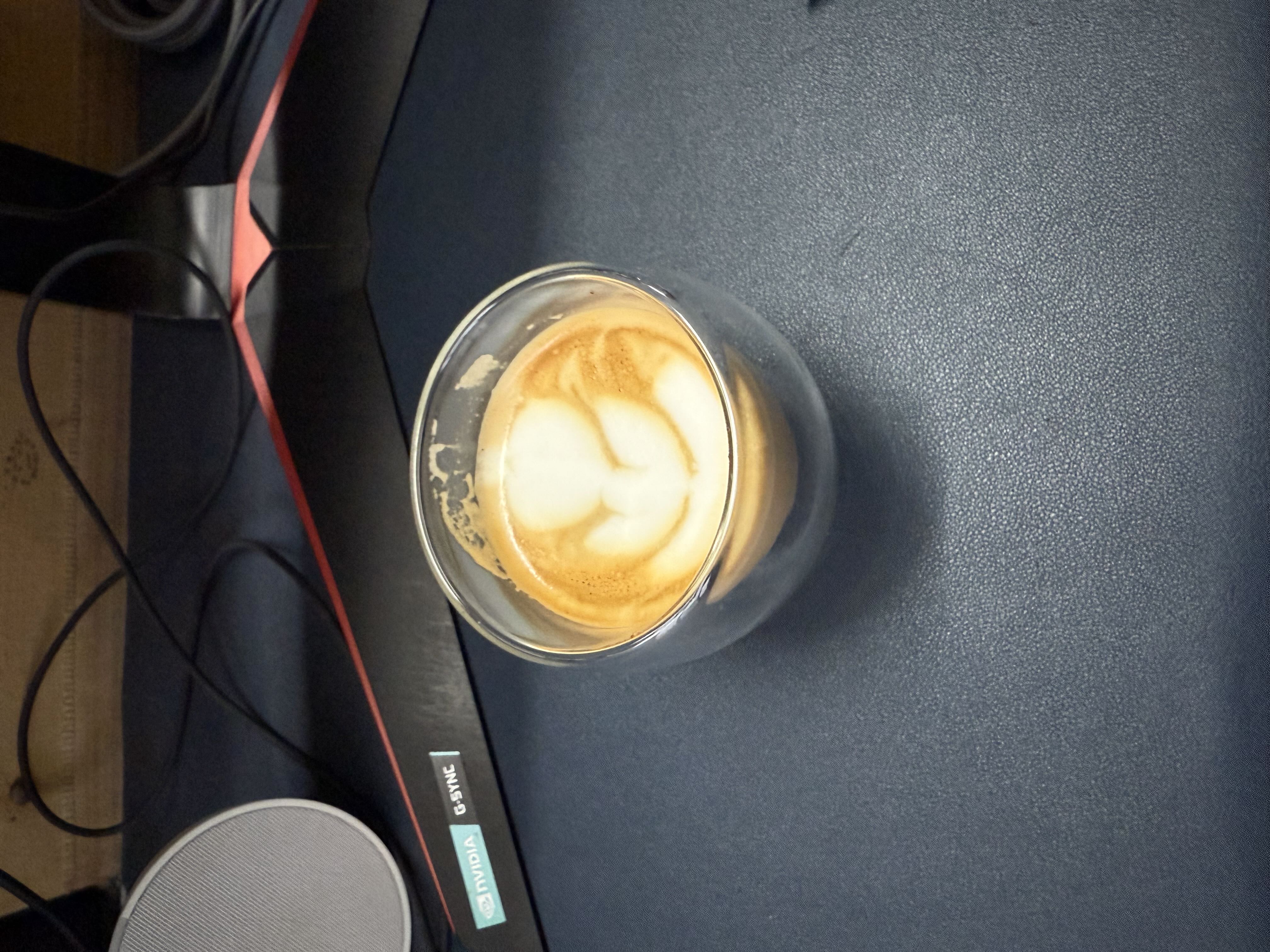 Latte art from May 26, 2025
