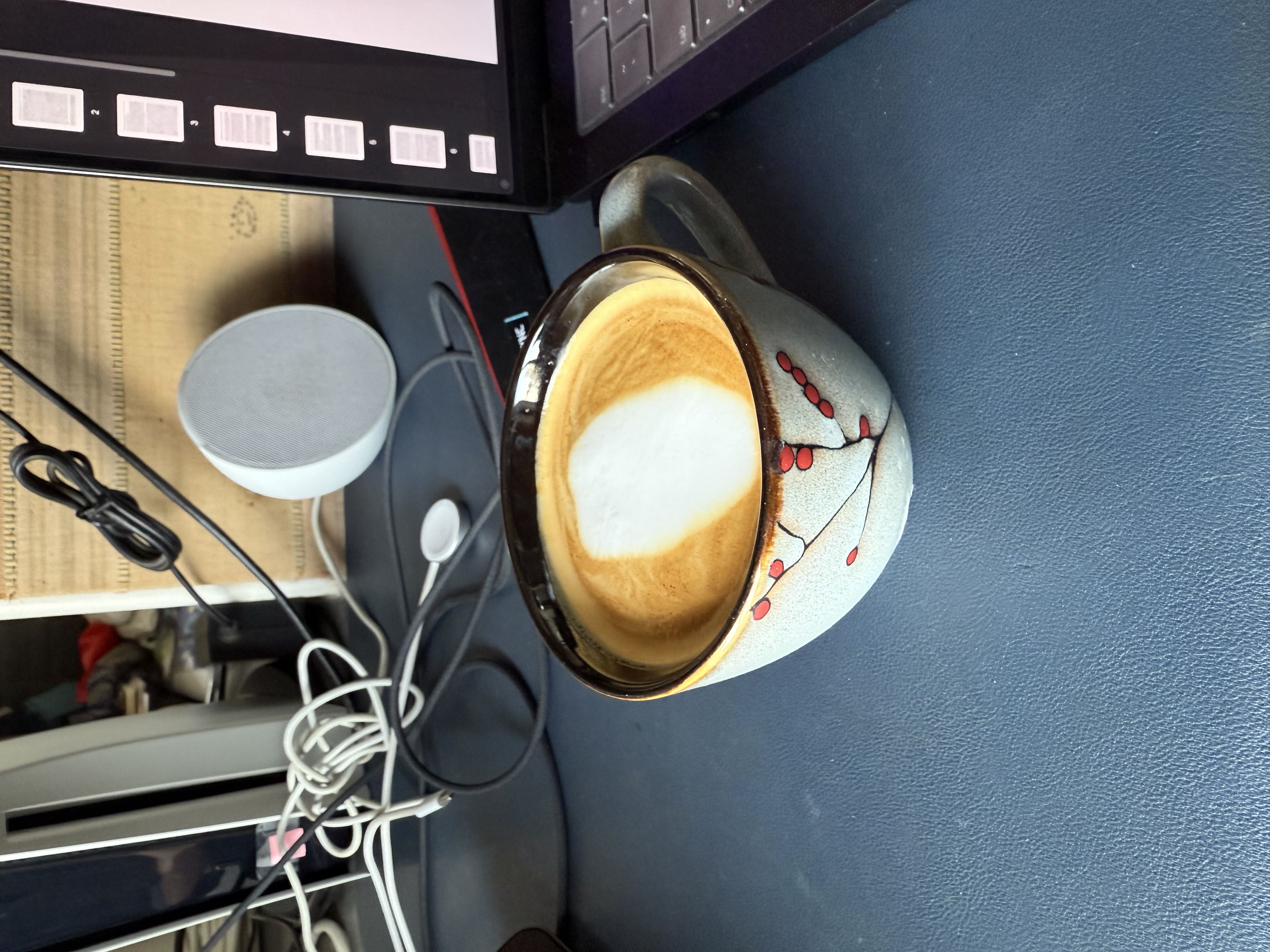 Latte art from June 10, 2025