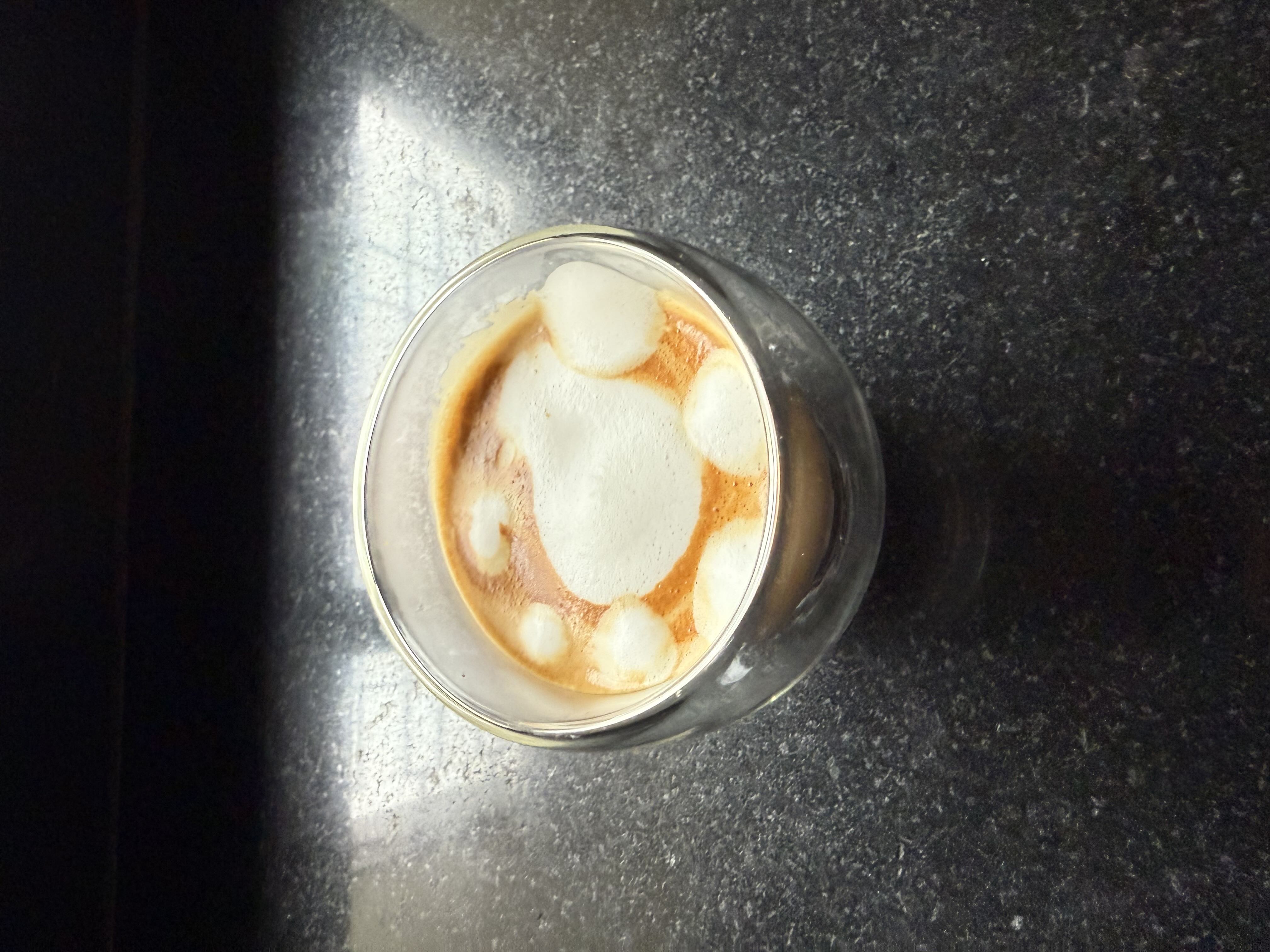 Latte art from June 19, 2025