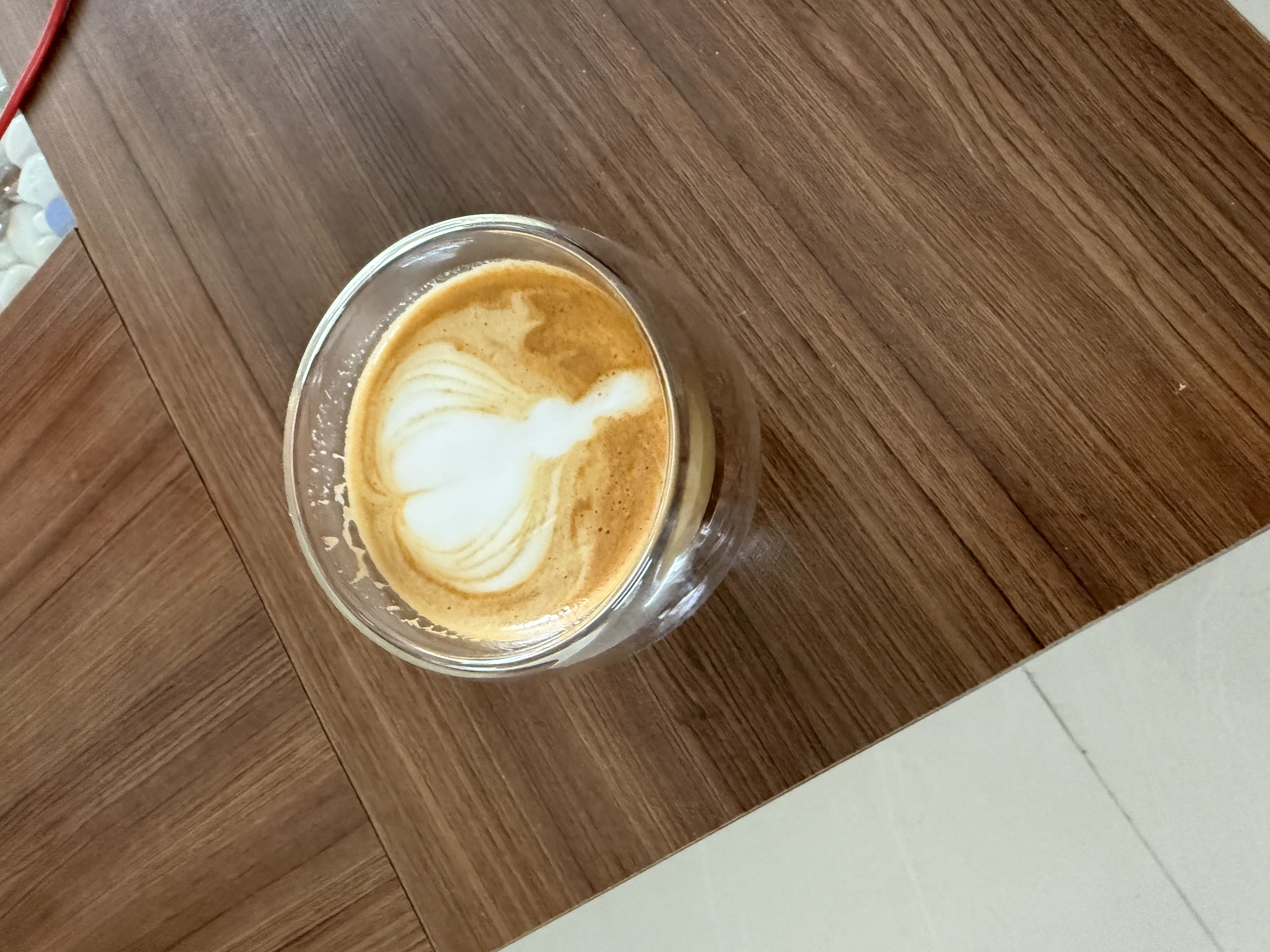 Latte art from August 9, 2025