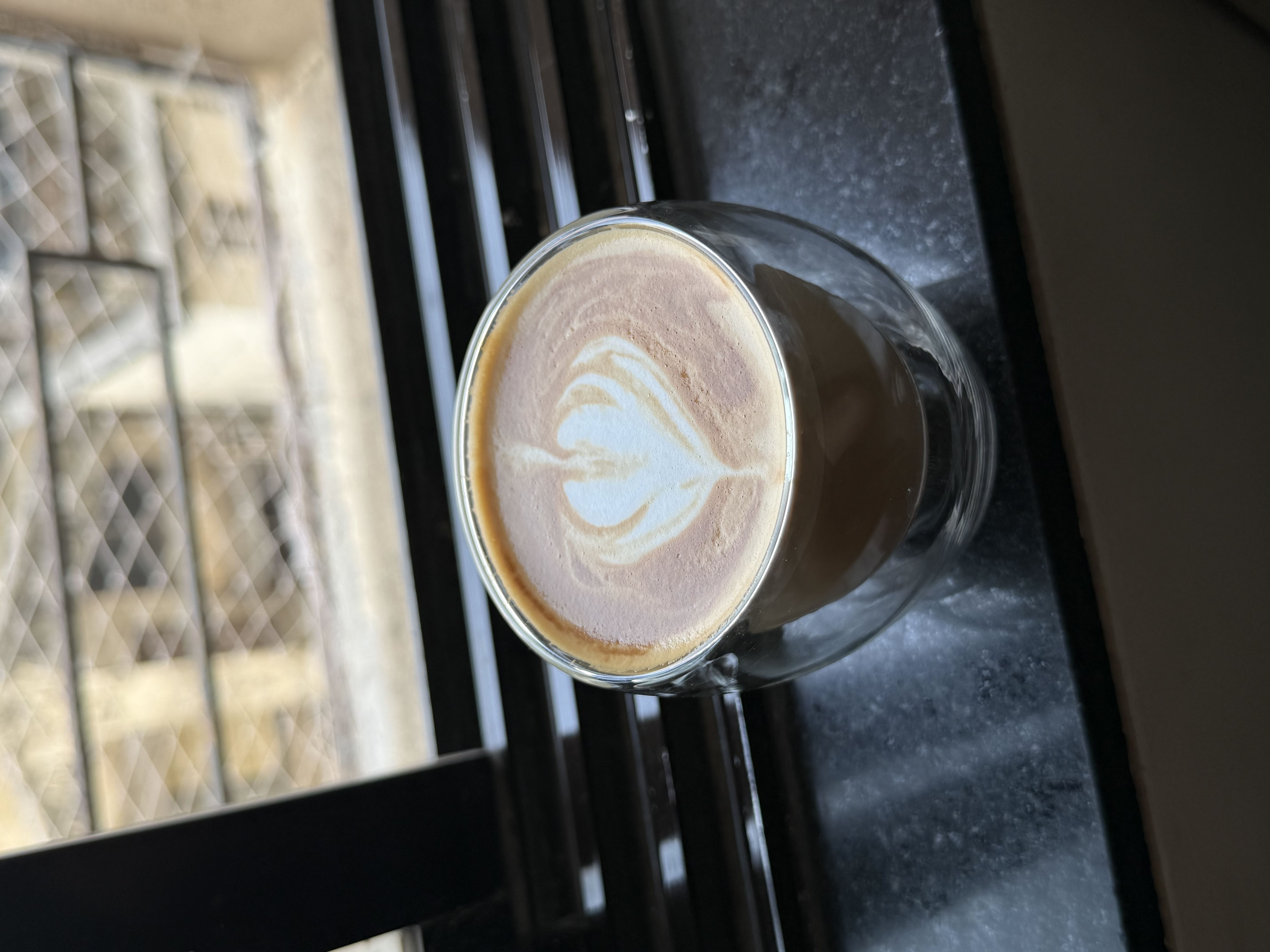 Latte art from December 6, 2025