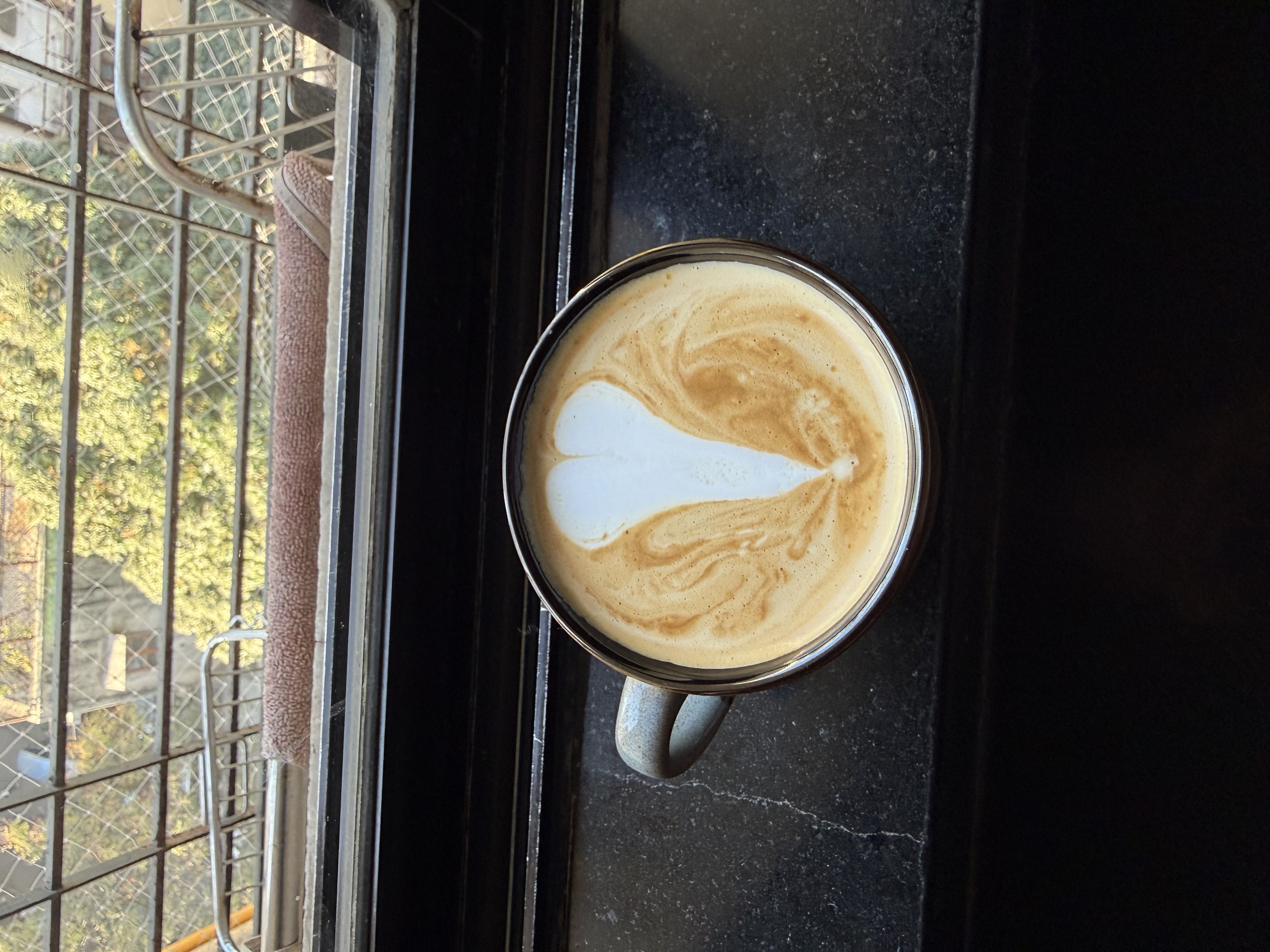 Latte art from December 20, 2025